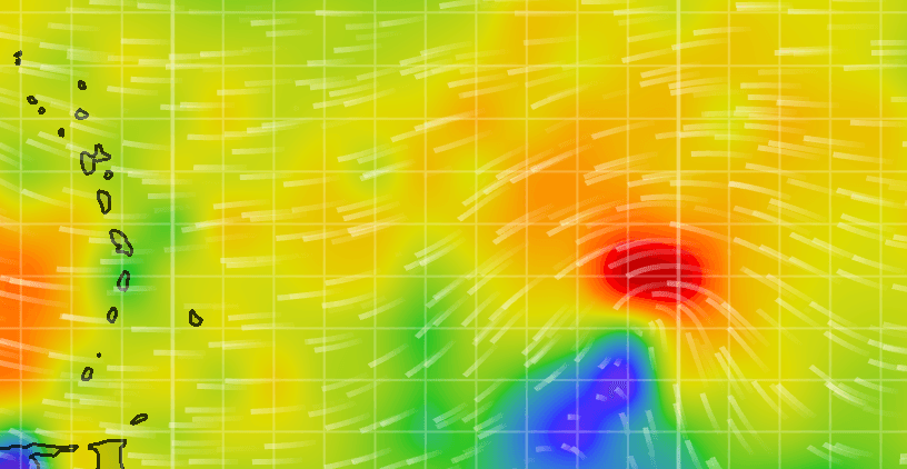 Une dépression ou un ouragan en formation?