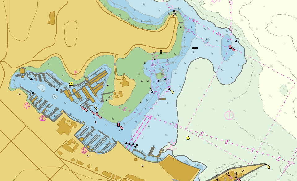 Electronic nautical chart
