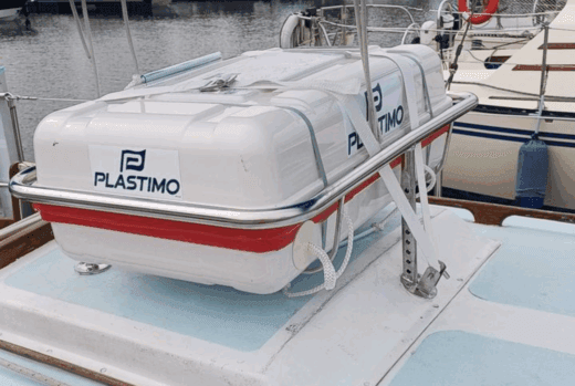 A Liferaft Installed on Deck.